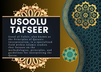 Usoolu Tafseer S2225